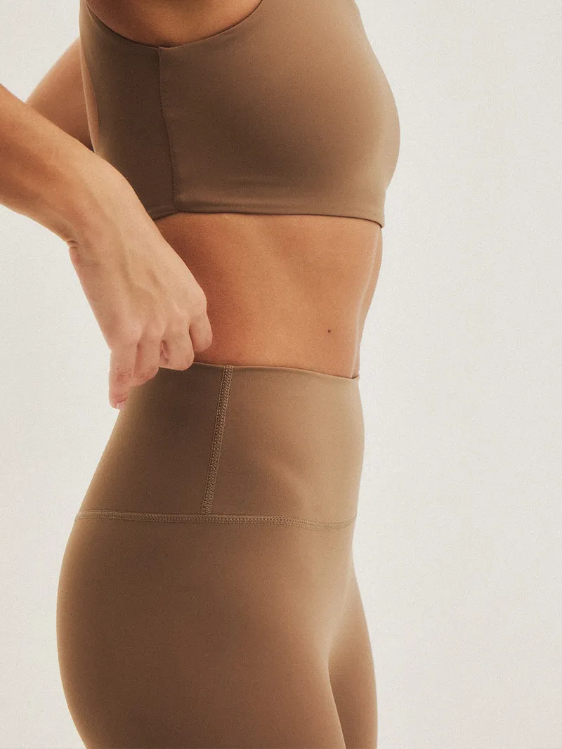 Legginsy 7/8 Oneness Bond, Carmel Coffee
