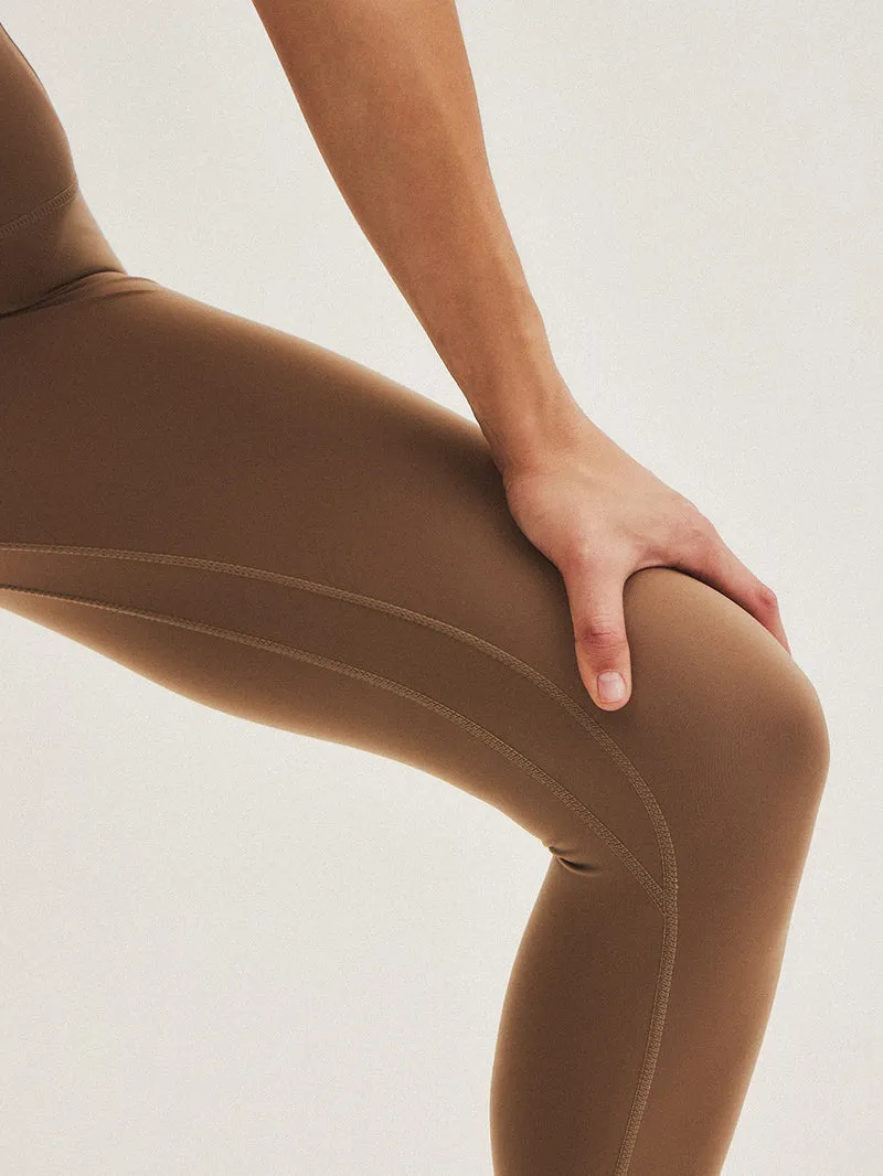 Legginsy 7/8 Oneness Bond, Carmel Coffee