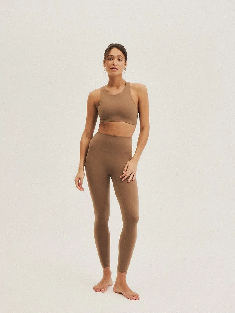 Legginsy 7/8 Oneness Bond, Carmel Coffee