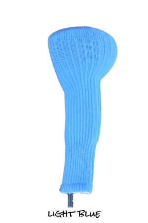 Light Blue Club Sock Golf Headcover