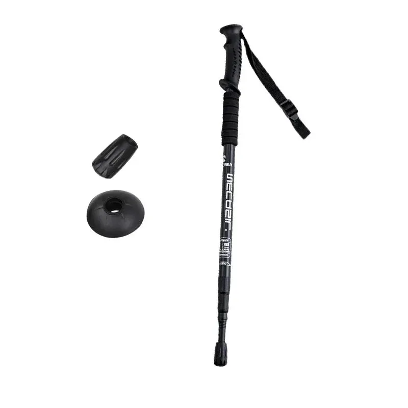 Lightweight Aluminum Alloy Trekking Poles - Adjustable No-Slip Nordic Hiking Sticks - 49.2"/43.3"