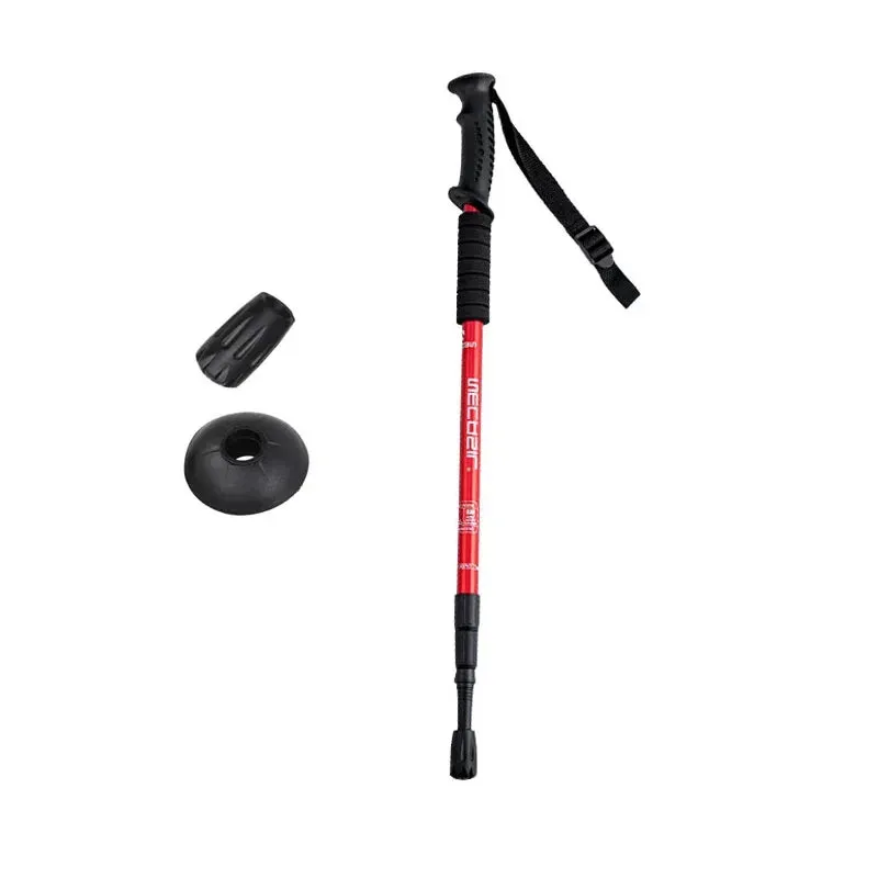 Lightweight Aluminum Alloy Trekking Poles - Adjustable No-Slip Nordic Hiking Sticks - 49.2"/43.3"