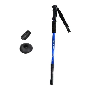 Lightweight Aluminum Alloy Trekking Poles - Adjustable No-Slip Nordic Hiking Sticks - 49.2"/43.3"