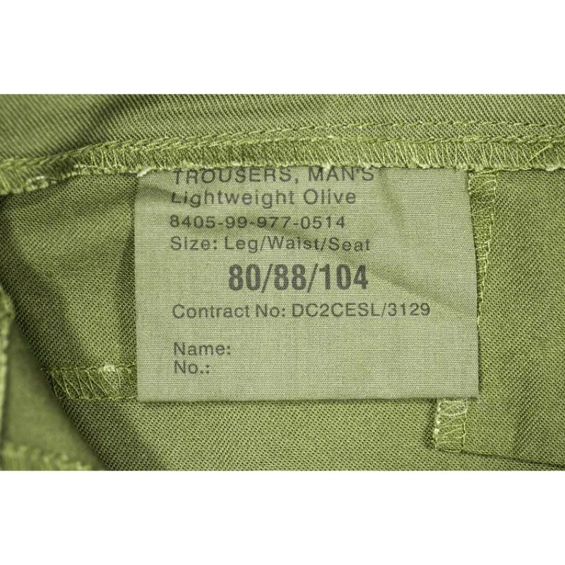Like New British Army Lightweight Field Trousers