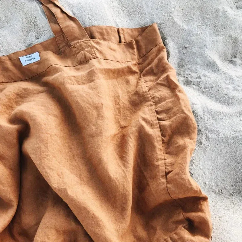 Linen Market Tote Amber