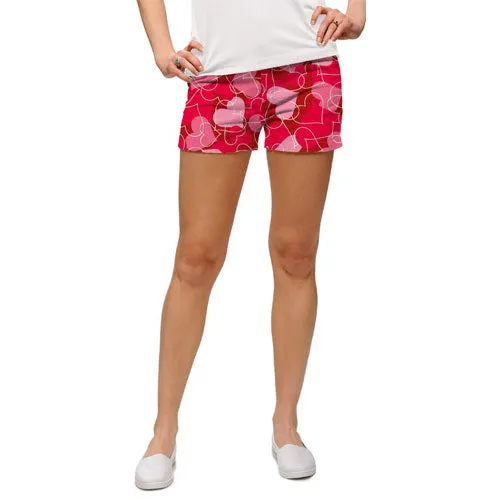 LoudMouth Ladies Sweethearts Mini Shorts 6.0 Sweethearts