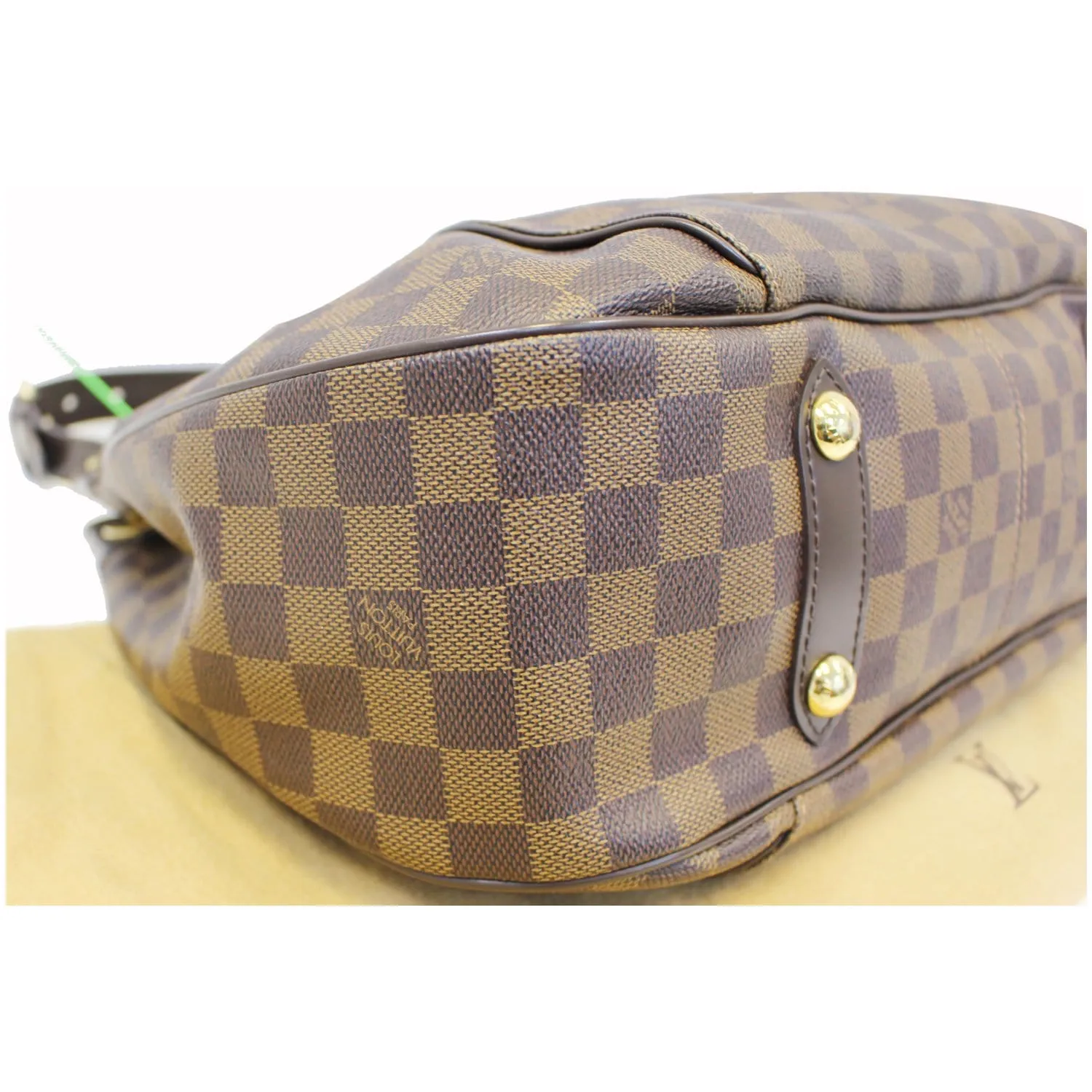 LOUIS VUITTON Galliera PM Damier Ebene Shoulder Bag Brown