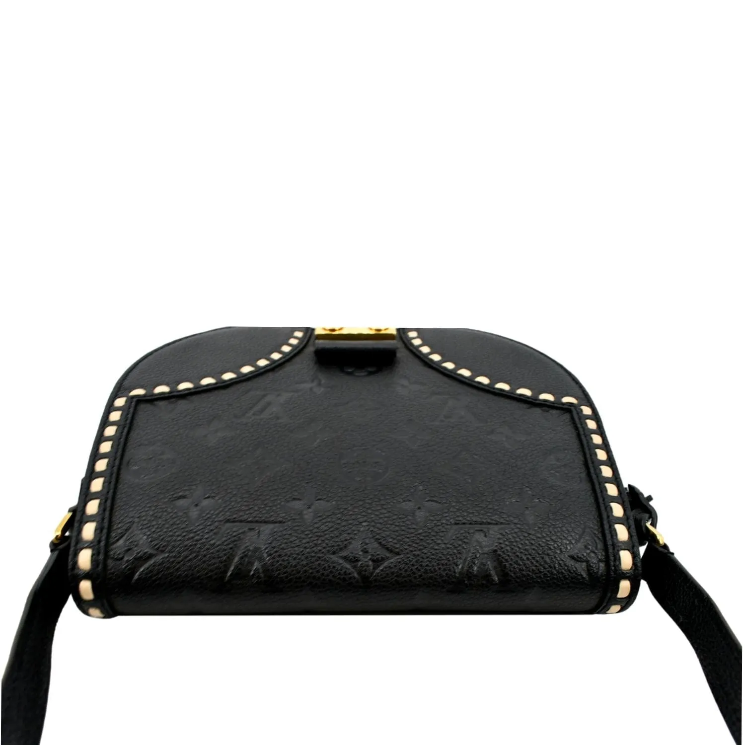 LOUIS VUITTON Junot Empreinte Leather Shoulder Bag Black