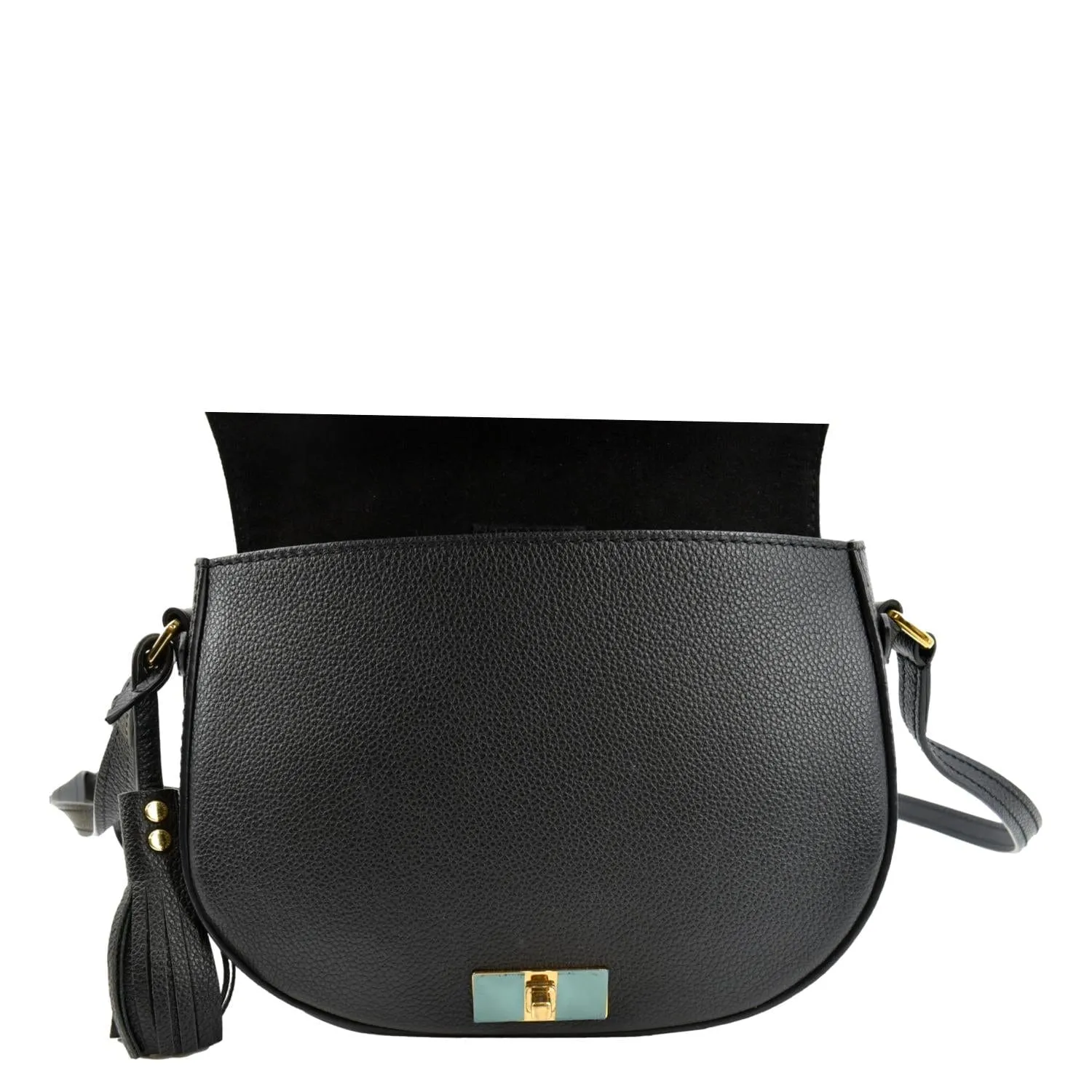 LOUIS VUITTON Junot Empreinte Leather Shoulder Bag Black