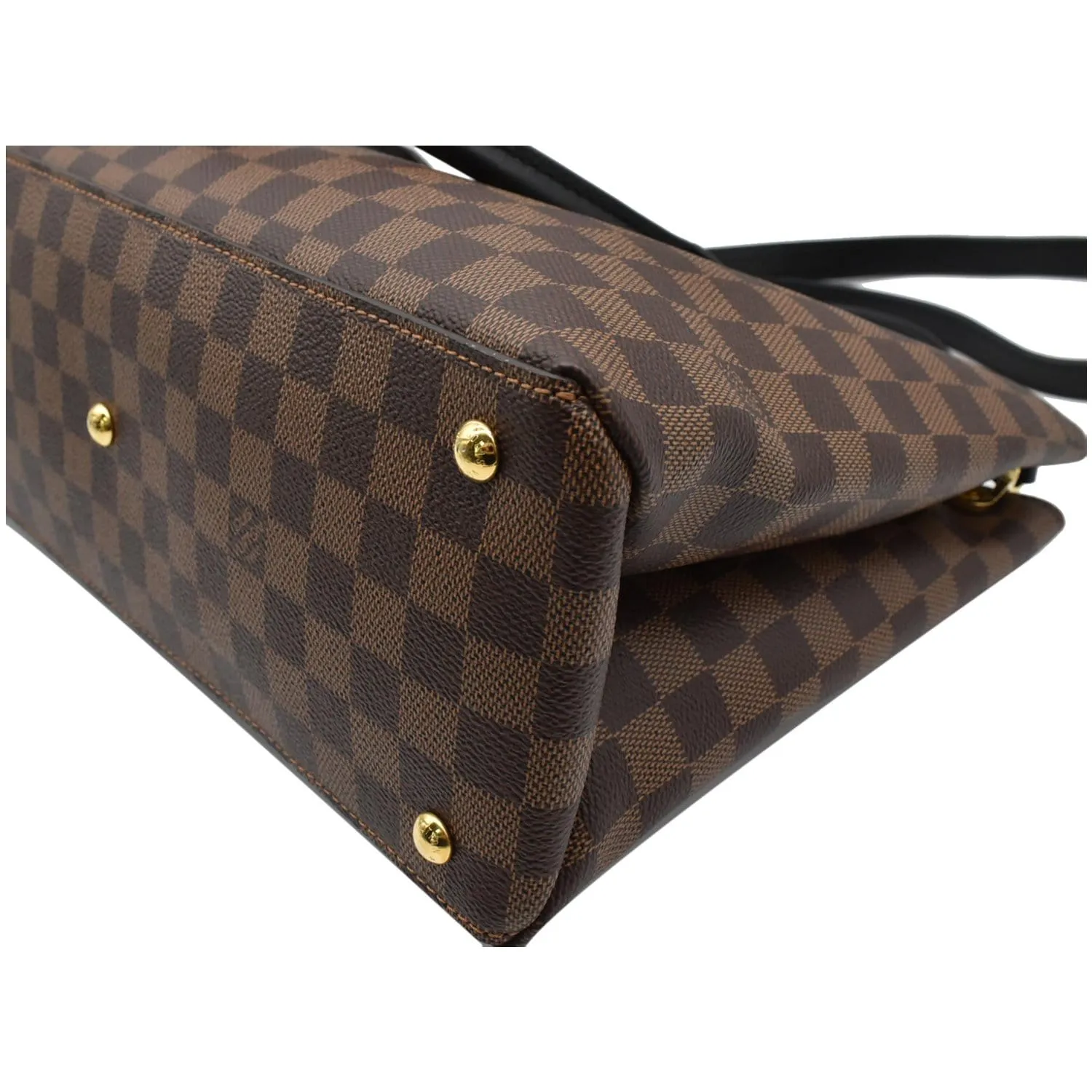 LOUIS VUITTON LV Riverside Damier Ebene Shoulder Bag Brown/Black
