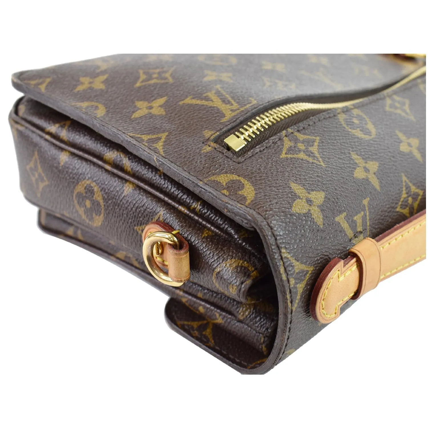 LOUIS VUITTON  Metis Pochette Monogram Canvas Crossbody Bag Brown
