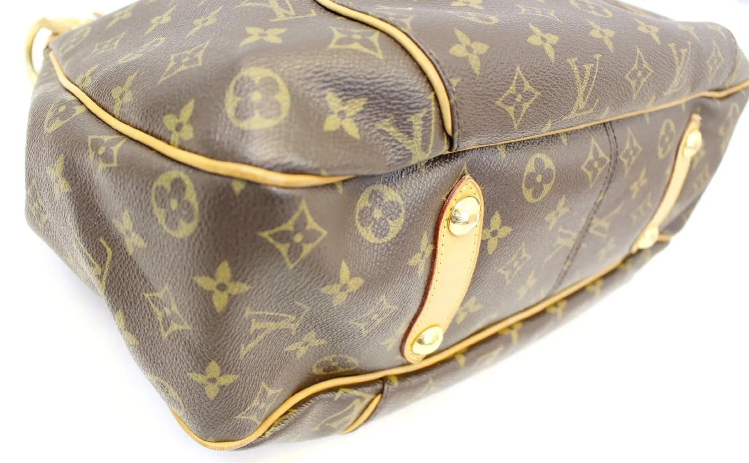 LOUIS VUITTON Monogram Galliera PM Brown Shoulder Handbag
