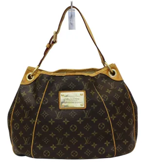LOUIS VUITTON Monogram Galliera PM Brown Shoulder Handbag