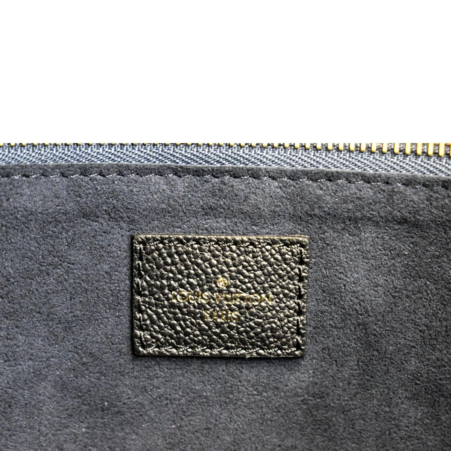 LOUIS VUITTON  Neverfull MM Monogram Empreinte Tote Bag Black