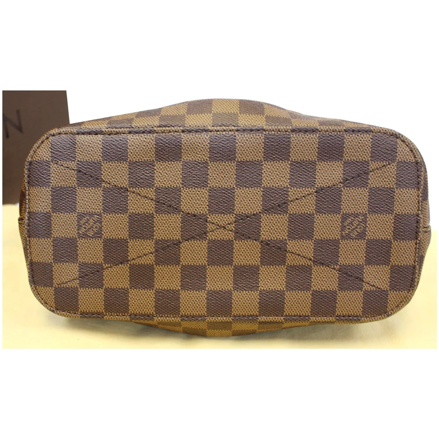 LOUIS VUITTON Siena PM Damier Ebene Shoulder Bag Brown