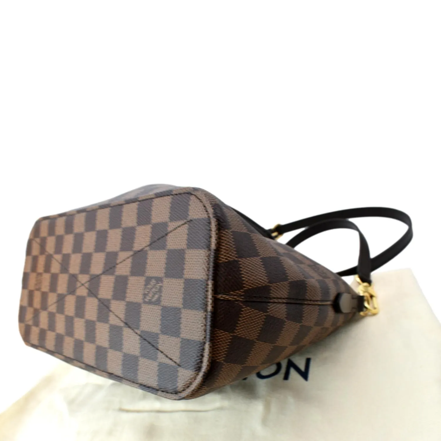 LOUIS VUITTON Siena PM Damier Ebene Shoulder Bag Brown