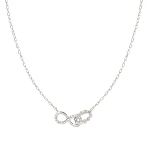LOVECLOUD NECKLACE, INFINITY SYMBOL WITH STONES