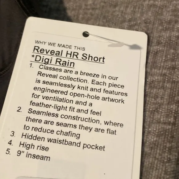 Lululemon HR Short Digi Rain