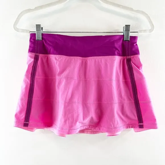 Lululemon Pace Rival Skirt II Tennis Skort Pink Paradise Regal Plum Purple 4