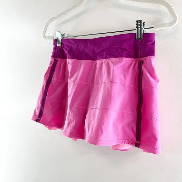 Lululemon Pace Rival Skirt II Tennis Skort Pink Paradise Regal Plum Purple 4