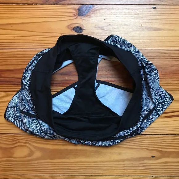 Lululemon Speed Up Black White Geometric Shorts, EUC, 10