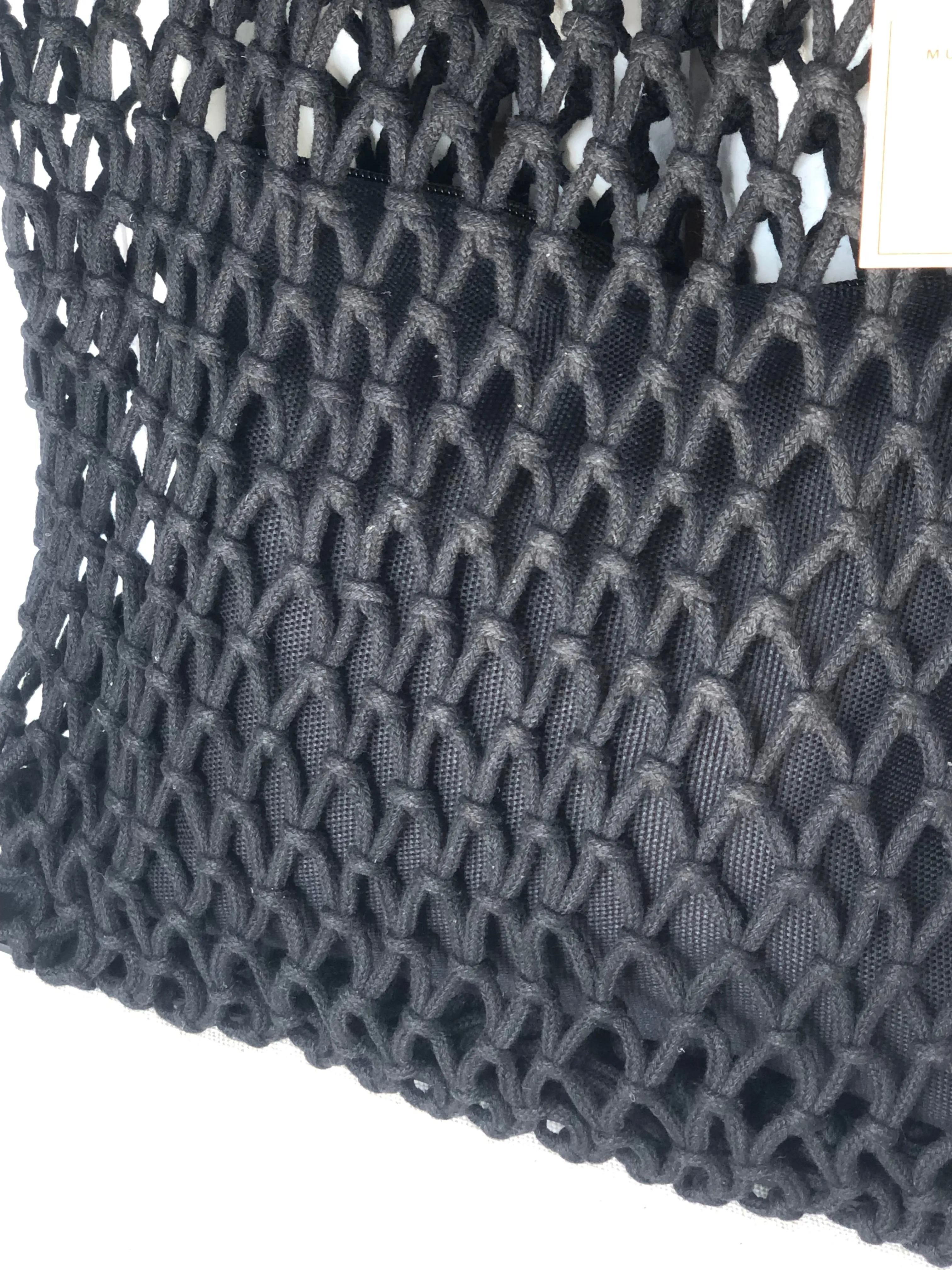 Macrame Mesh Tote Bag