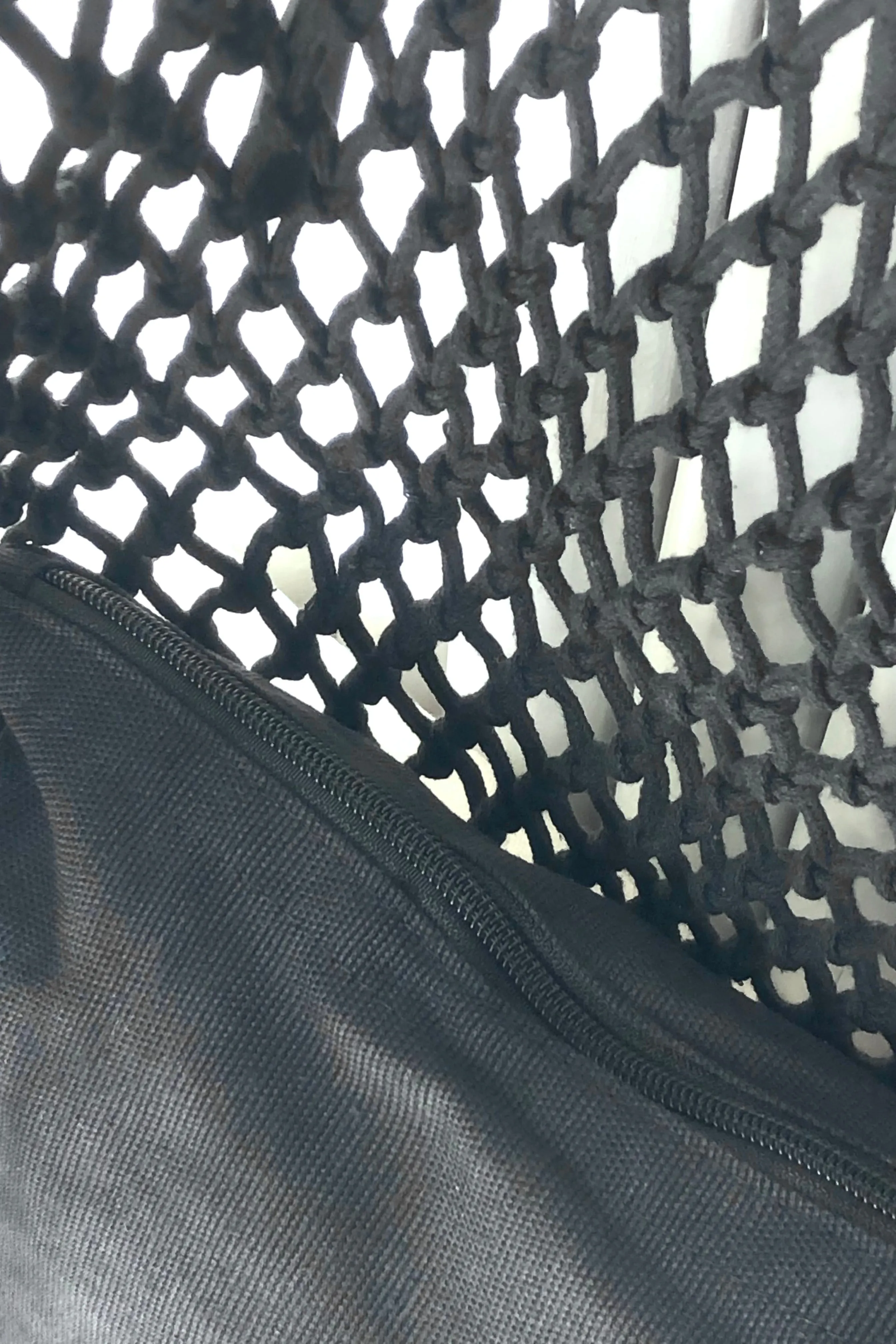 Macrame Mesh Tote Bag