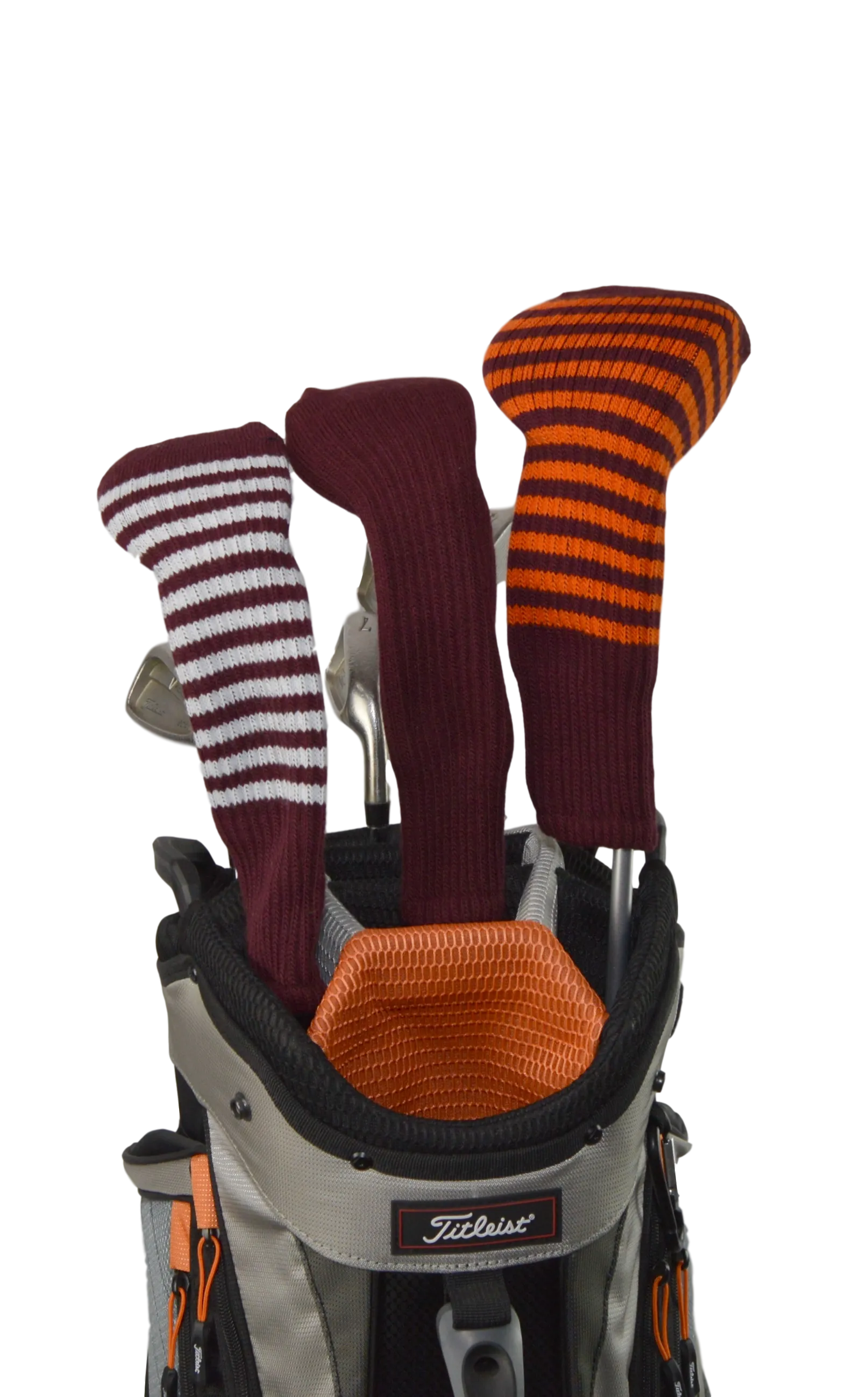 Maroon Club Sock Golf Headcover