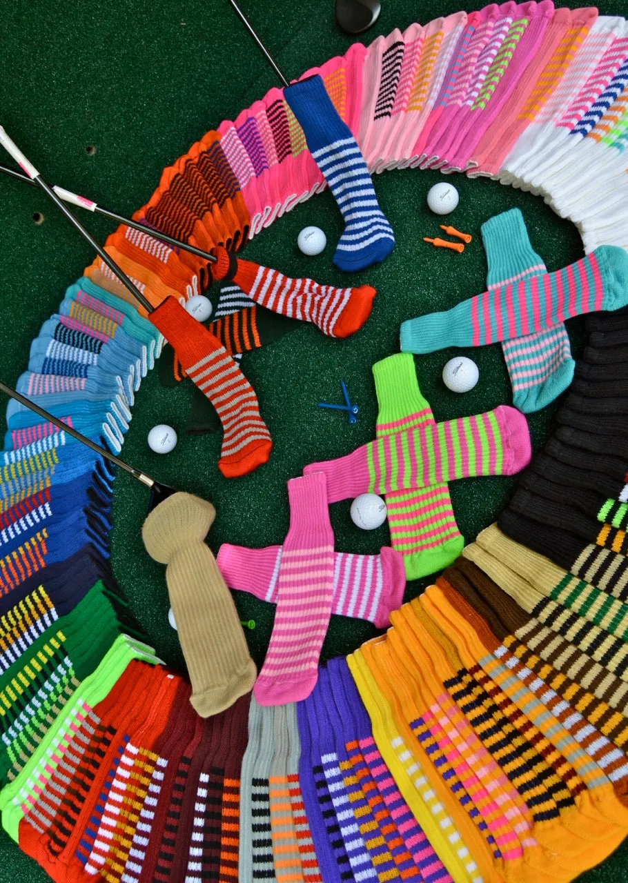 Maroon Club Sock Golf Headcovers