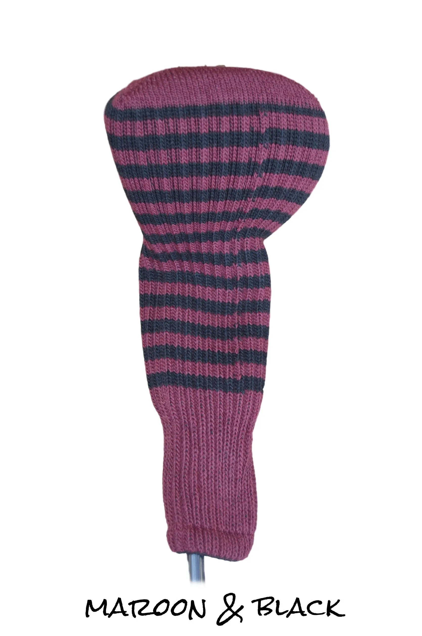 Maroon Club Sock Golf Headcovers