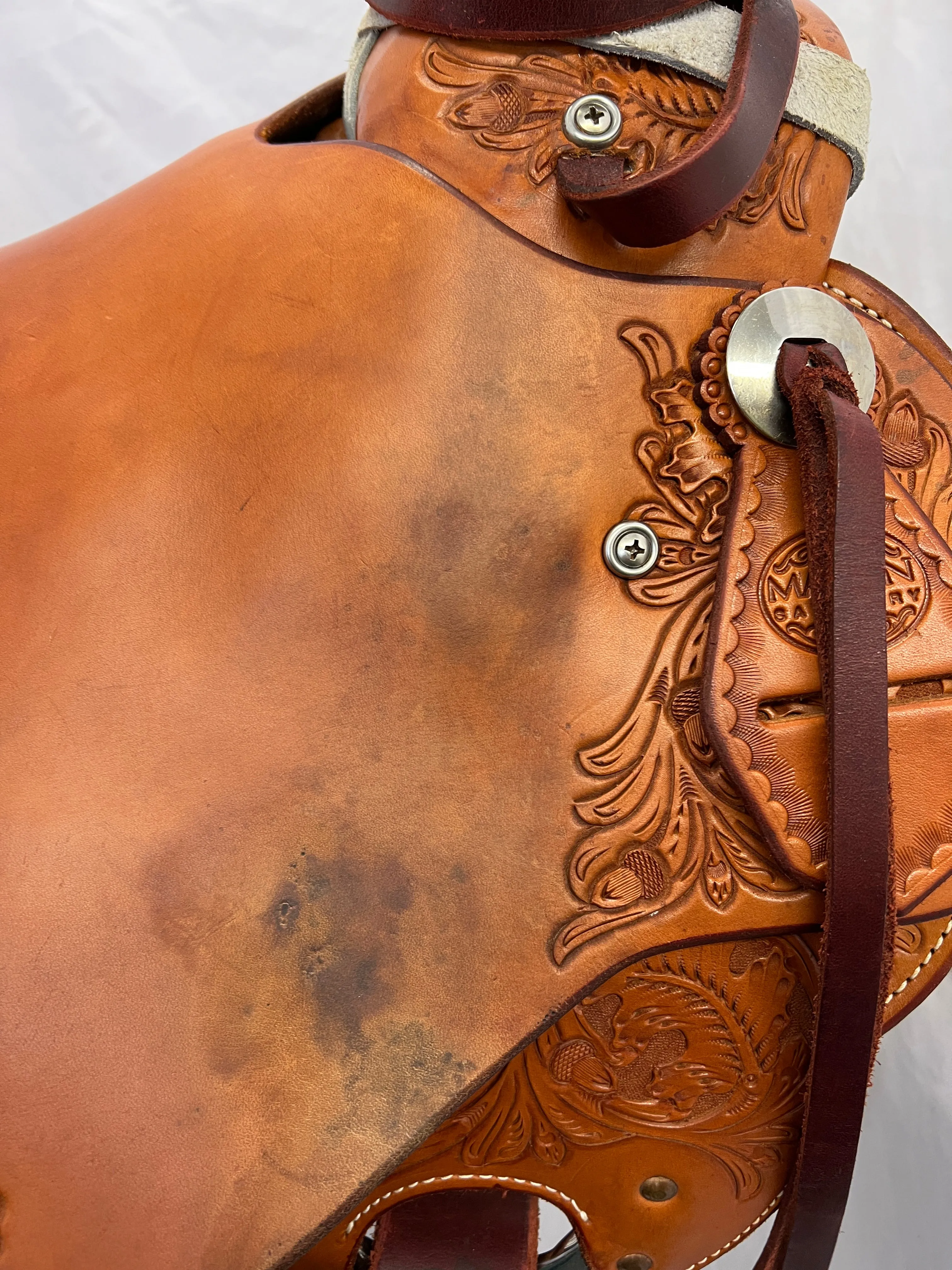 Martin Saddlery 16.5” Buckaroo Western Saddle