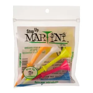 Martini Tees Martini Step Up Golf Tees (Package of 5) Assorted Colors