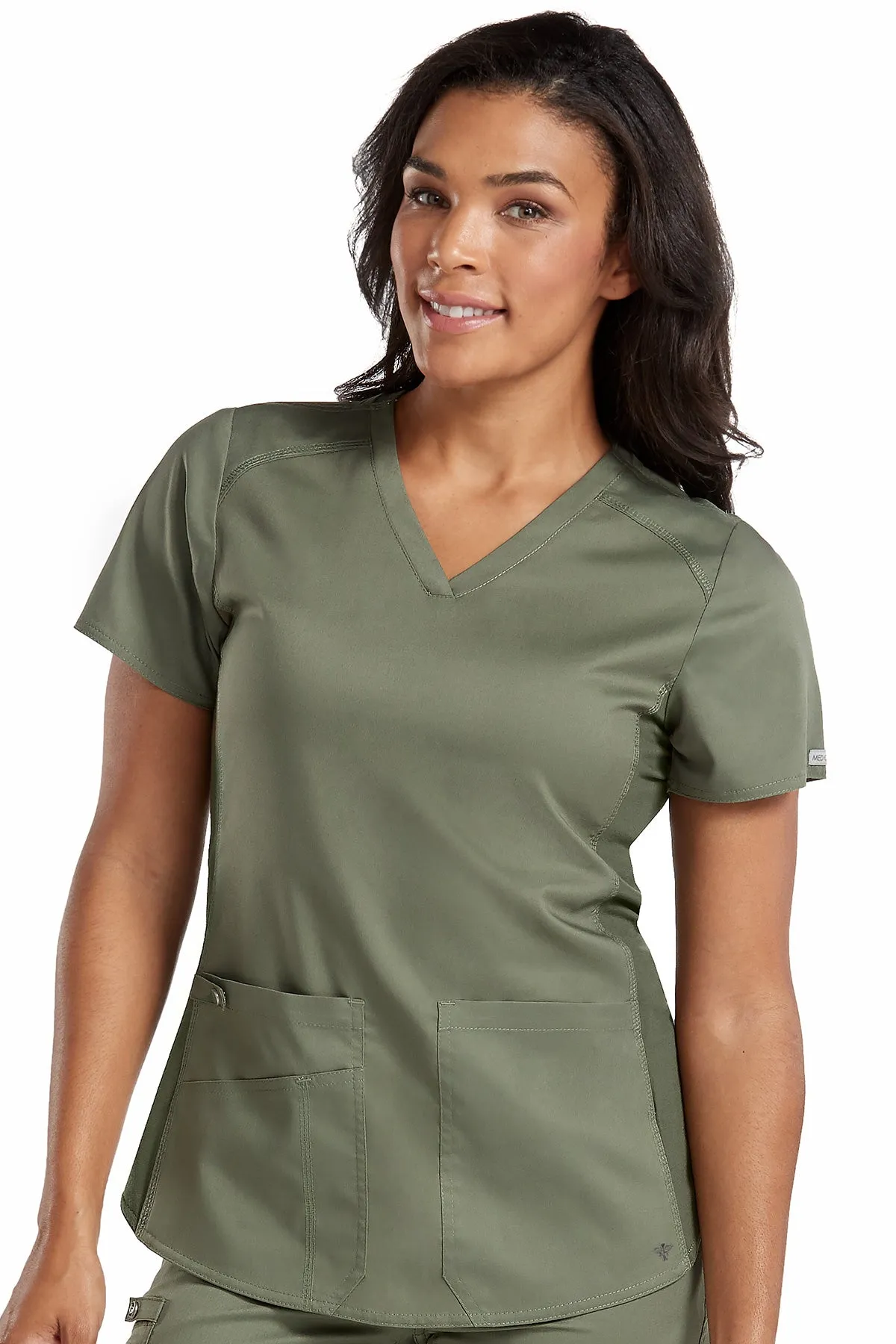 Med Couture Scrub Top Touch Shirttail 7459