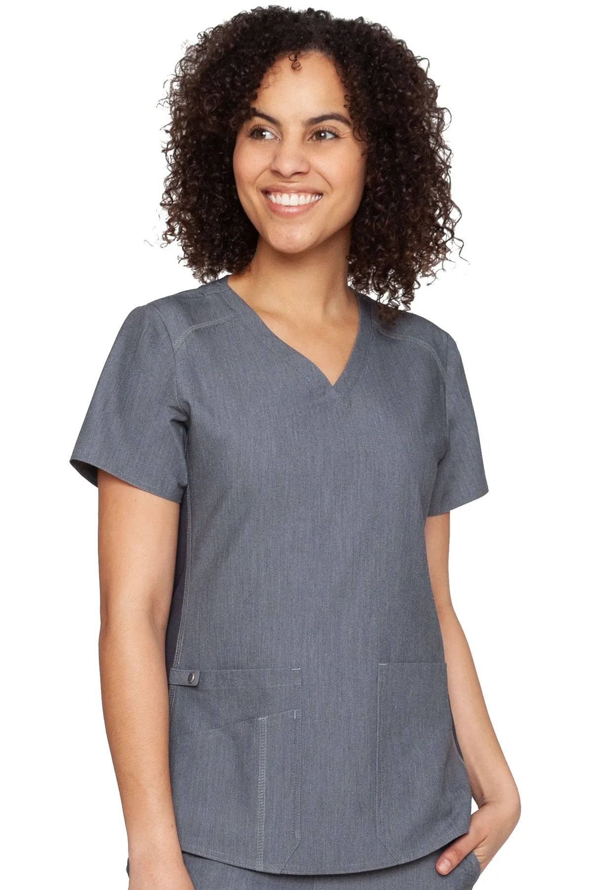 Med Couture Scrub Top Touch Shirttail 7459