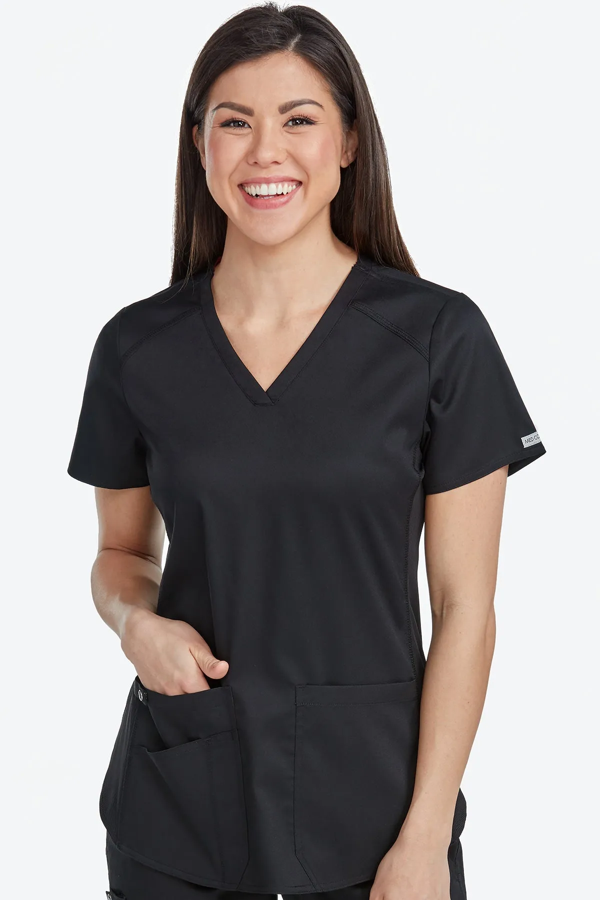 Med Couture Scrub Top Touch Shirttail 7459