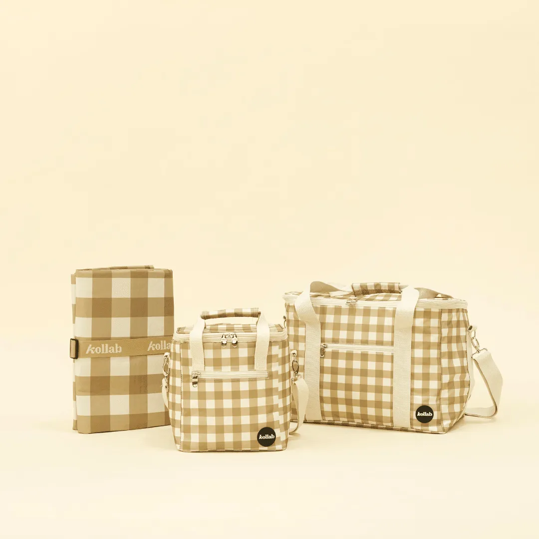 Medium Mat Olive Check