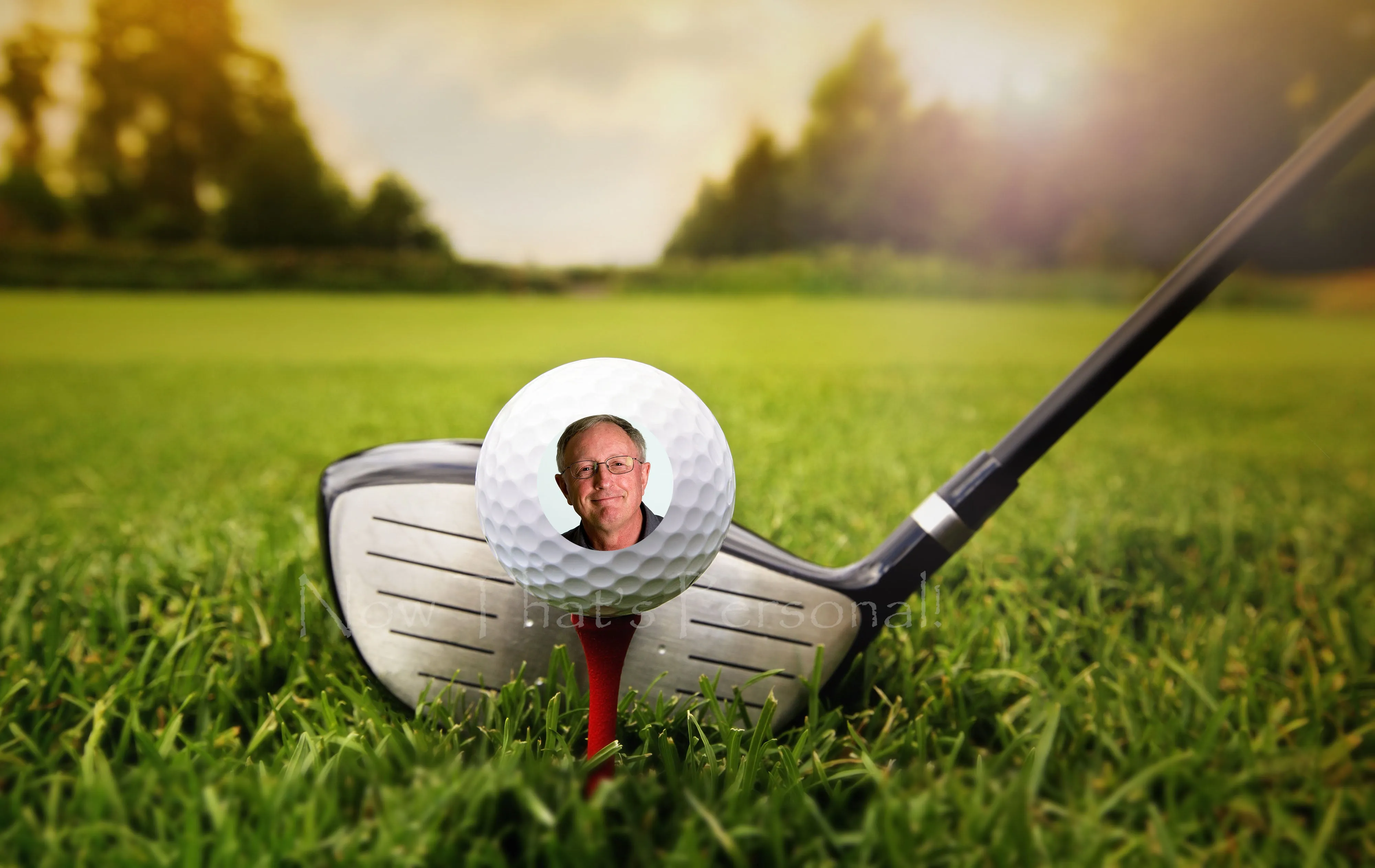 MEMORIAL GOLF BALLS - memorial photo golf balls - still golfing in heaven