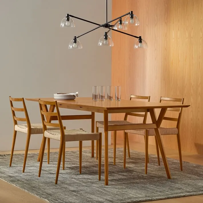 Mid-Century Expandable Dining Table