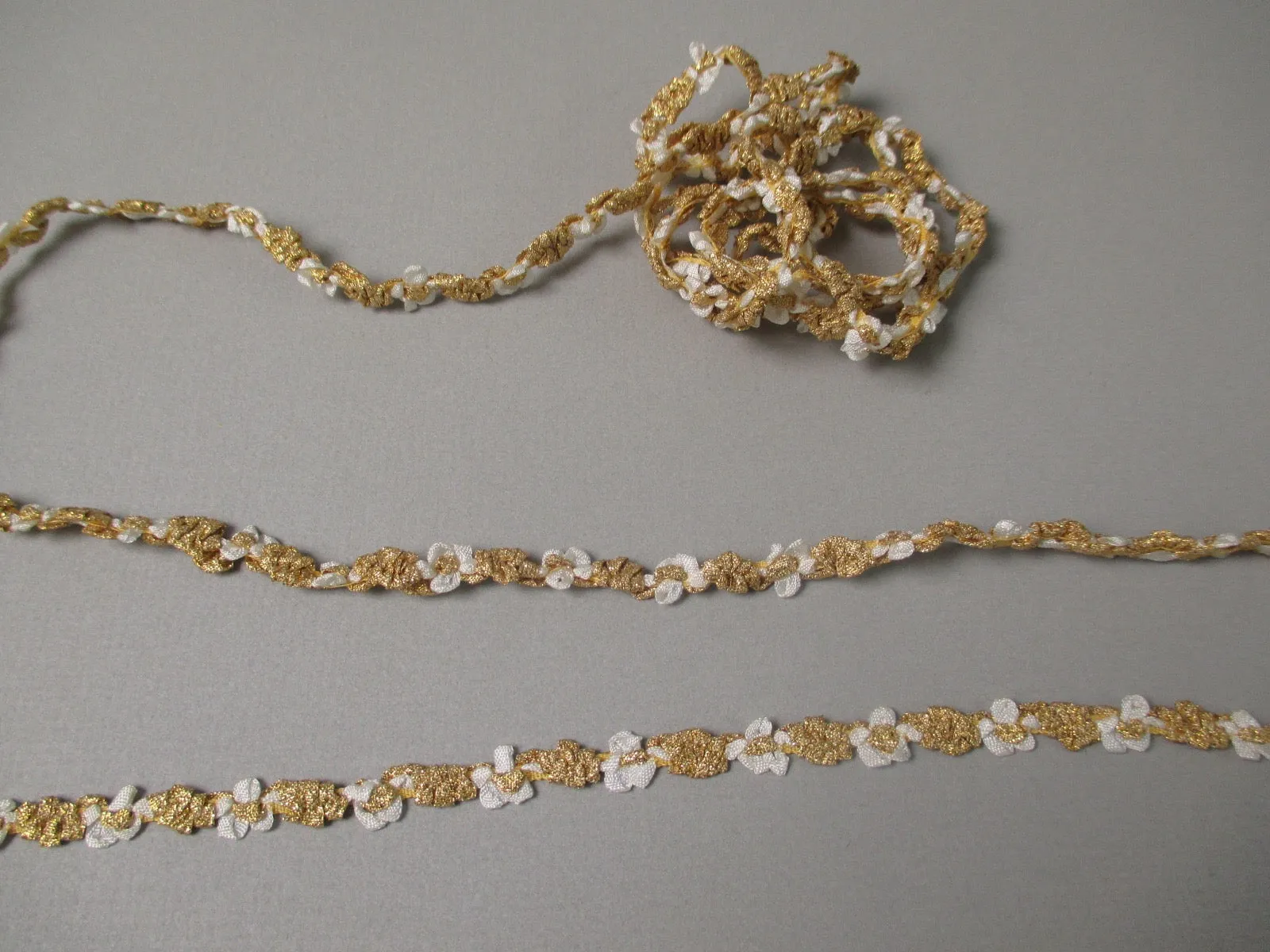 Mid Century Metallic Bridal trim