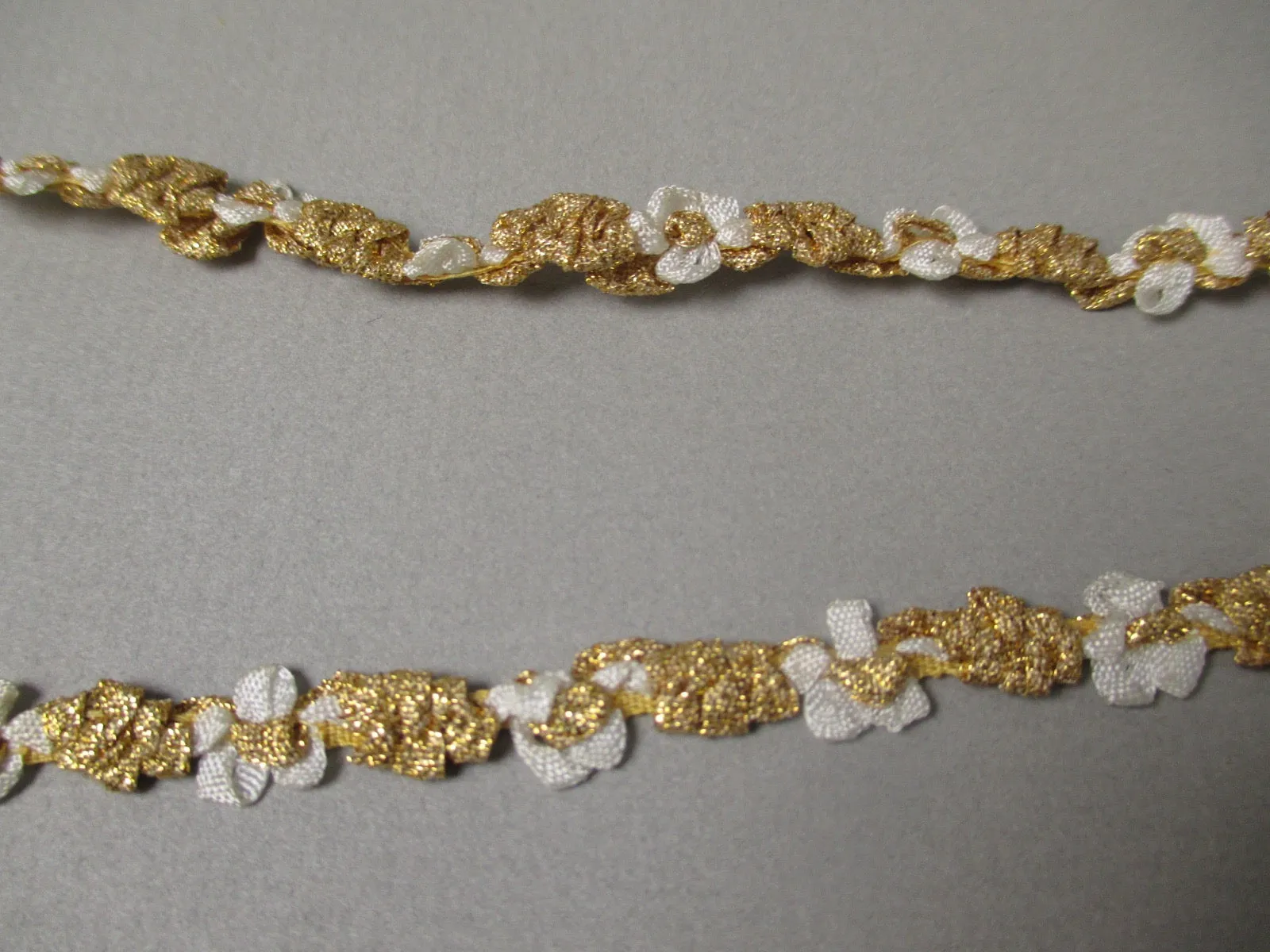 Mid Century Metallic Bridal trim