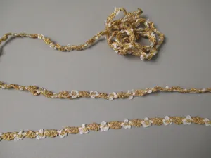 Mid Century Metallic Bridal trim