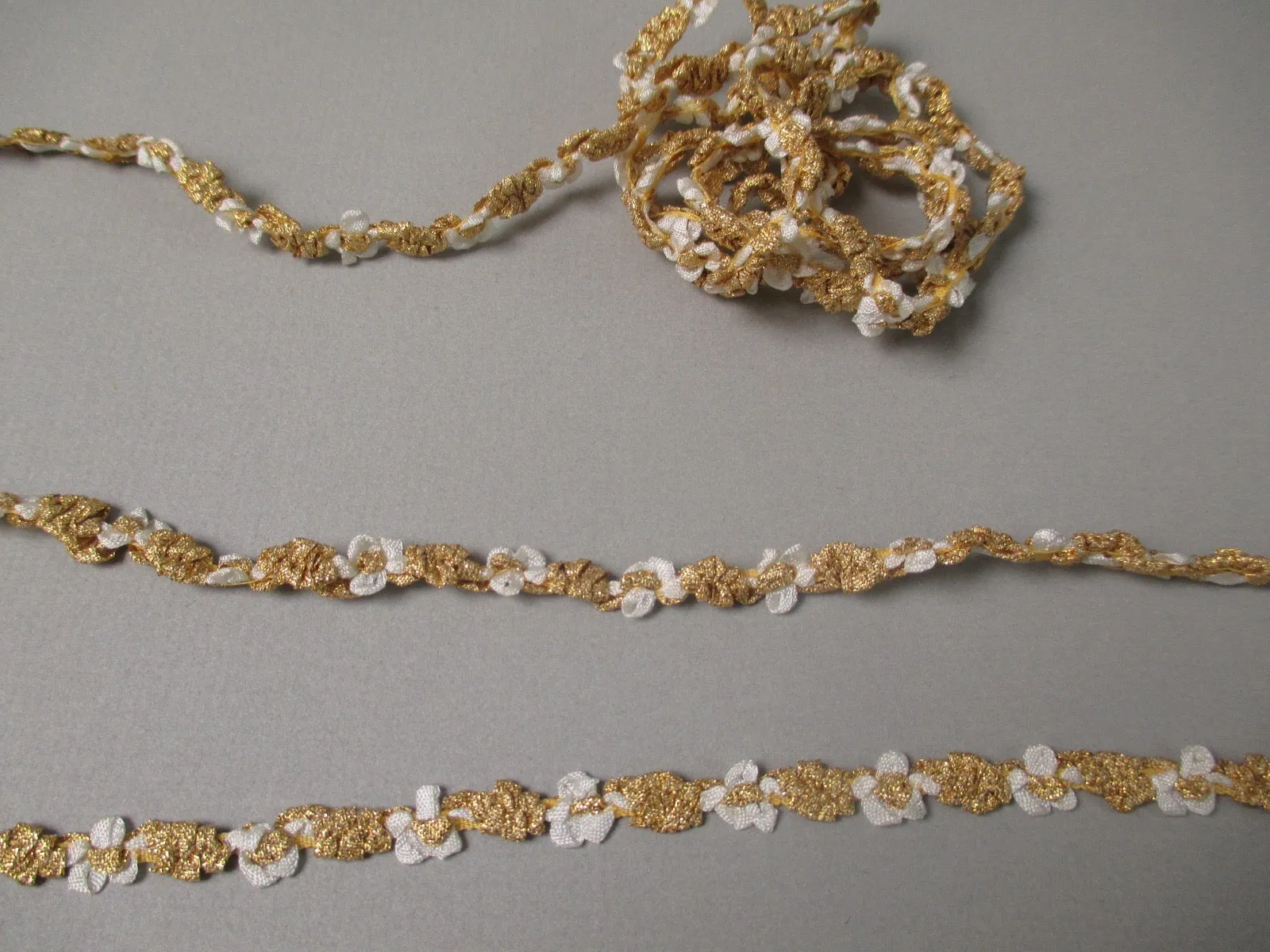 Mid Century Metallic Bridal trim