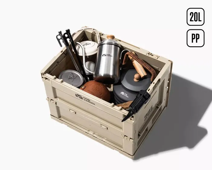 MobiGarden Folding Storage Box Portable Equipment Collapsible Storage trunks for Camping Outdoor Picnic