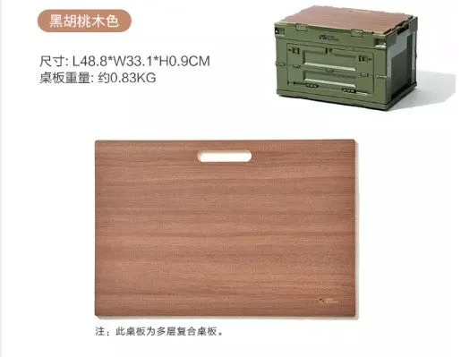 MobiGarden Folding Storage Box Portable Equipment Collapsible Storage trunks for Camping Outdoor Picnic