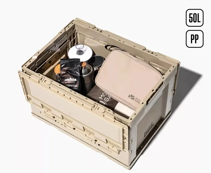 MobiGarden Folding Storage Box Portable Equipment Collapsible Storage trunks for Camping Outdoor Picnic