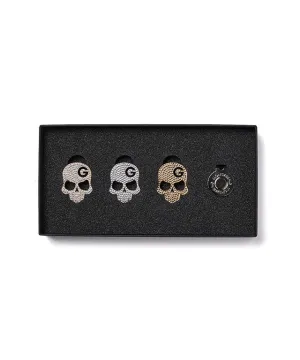 Monster G Golf Crystal Edition Ball Markers 3 Types (Aurora Gold Crystal)