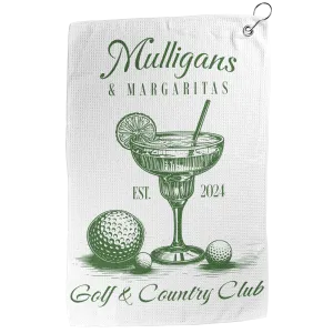 Mulligans and Margaritas Golf Towel