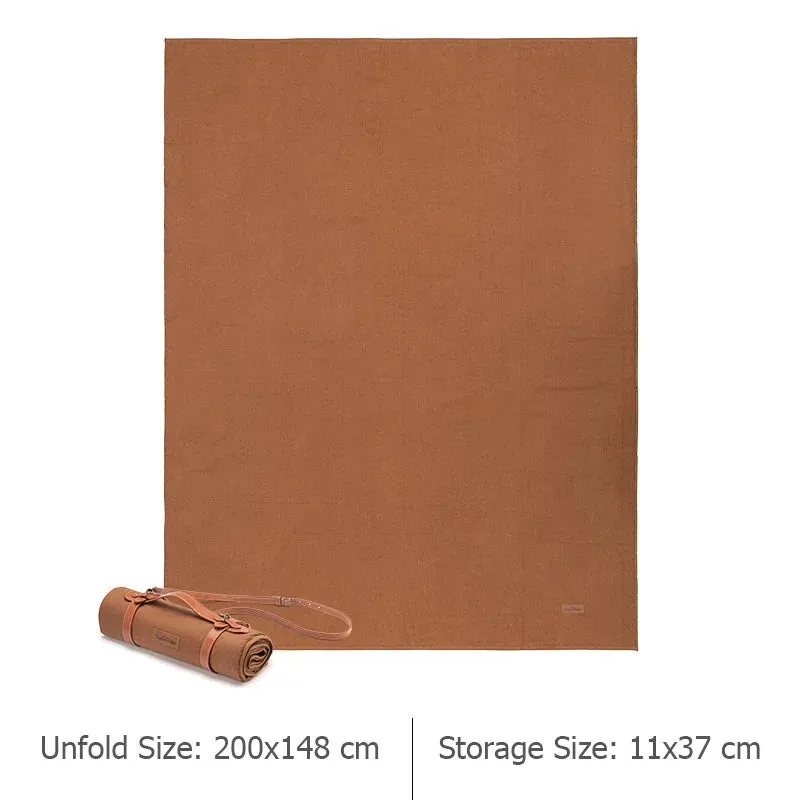 Naturehike Outdoor Canvas Picnic Blanket - Portable, Ultra-Light, Waterproof, 78.74" x 58.27"