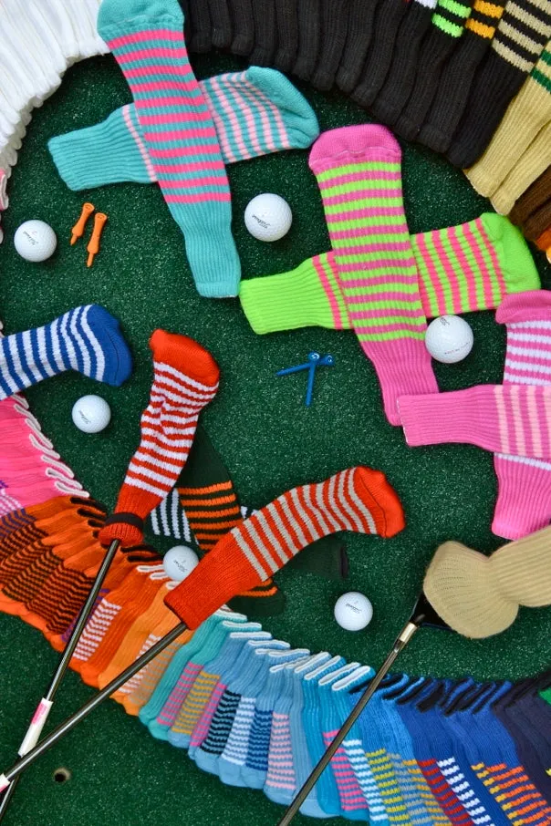 Neon Pink Club Sock Golf Headcover