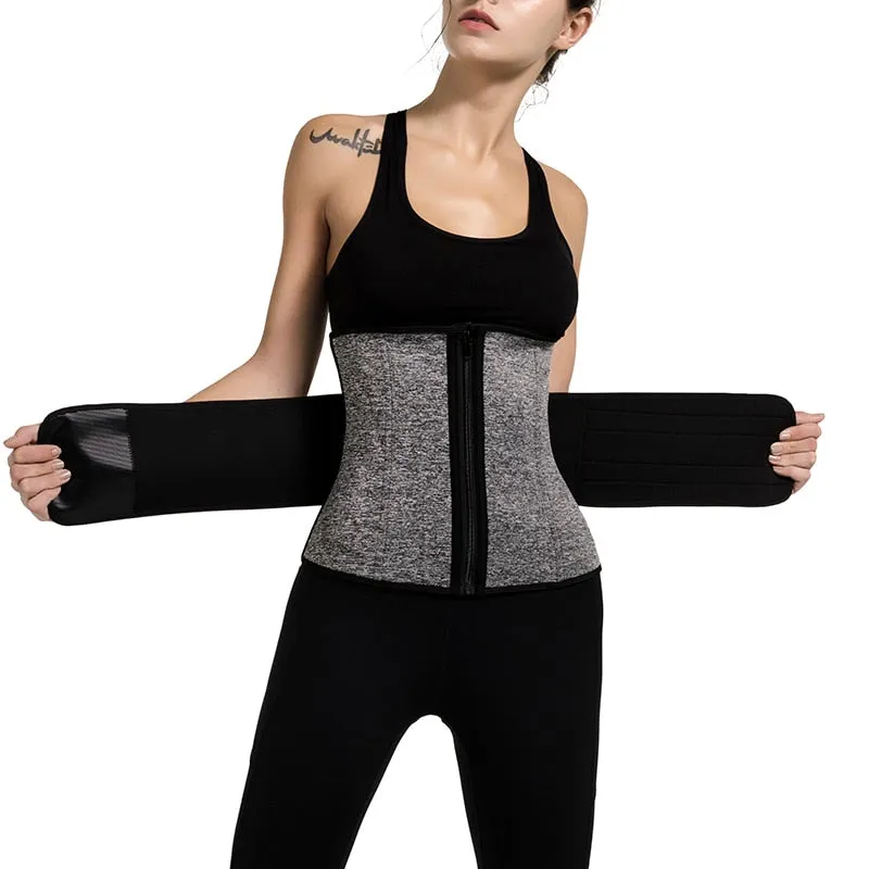 Neoprene Sauna Waist Trainer Corset Sweat Belt for Women
